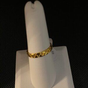 Size 19 Gold Ring Band